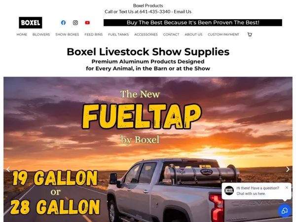 Boxel Products website